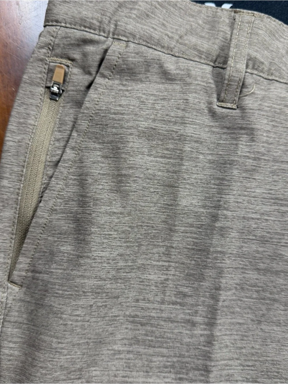 Hurley Men's Heather Taupe Performance Hybrid Shorts